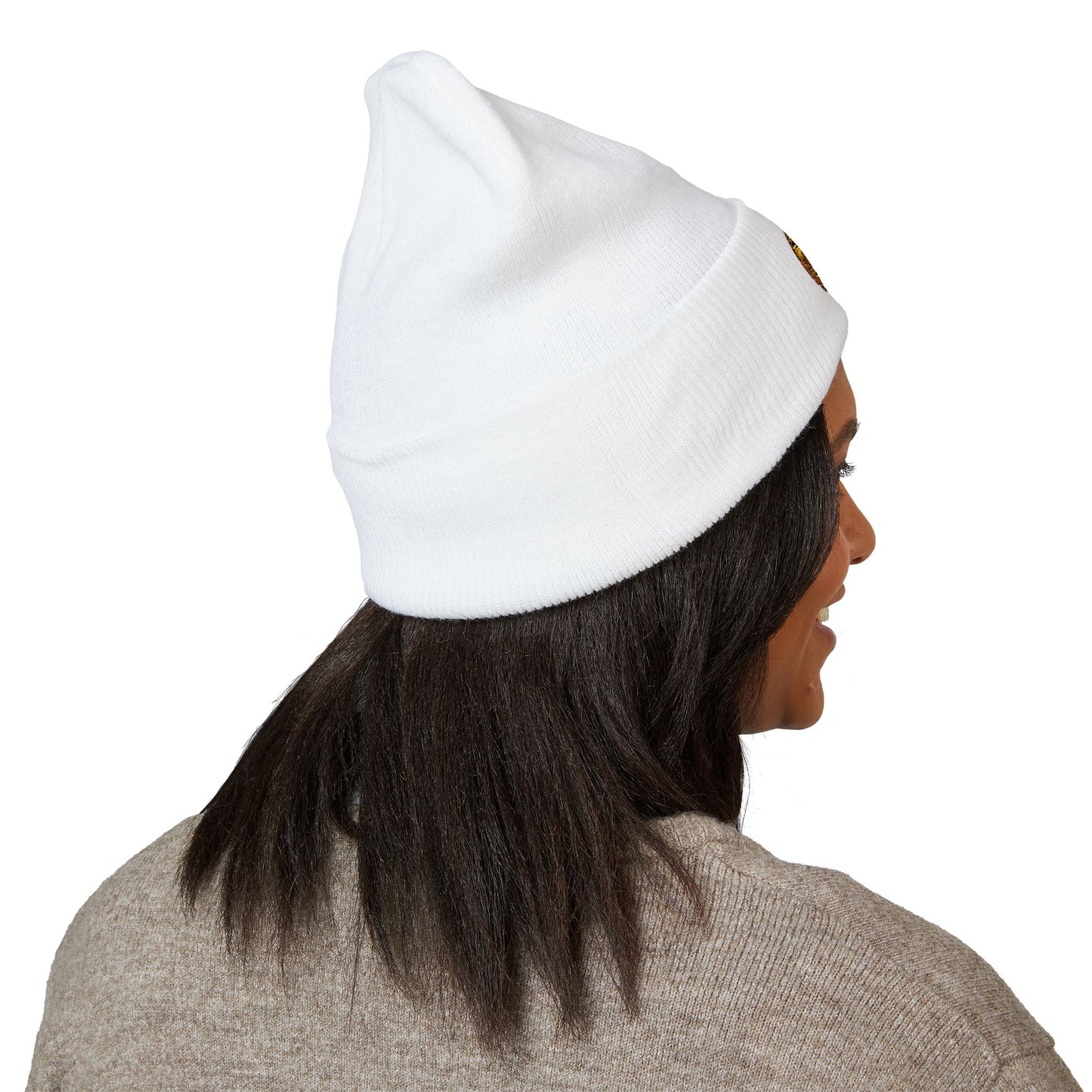 A One Blind Hippie Embroidered Beanie