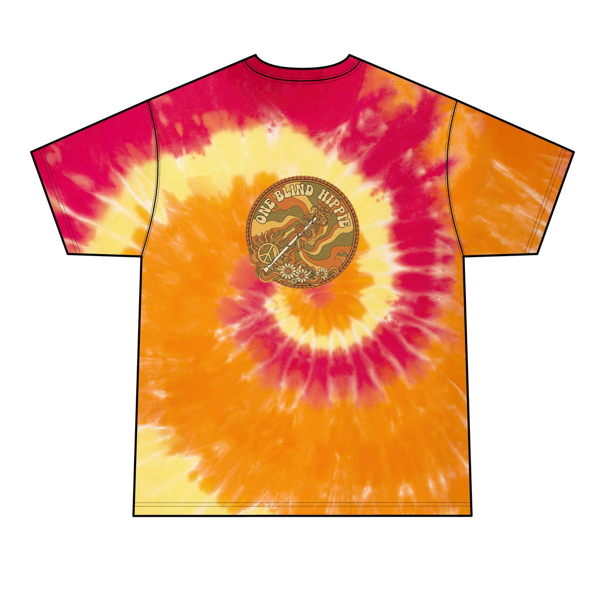 Fall Tie-Dye Tee — "Fall is Proof Change is Beautiful" Men’s Autumn T-Shirt