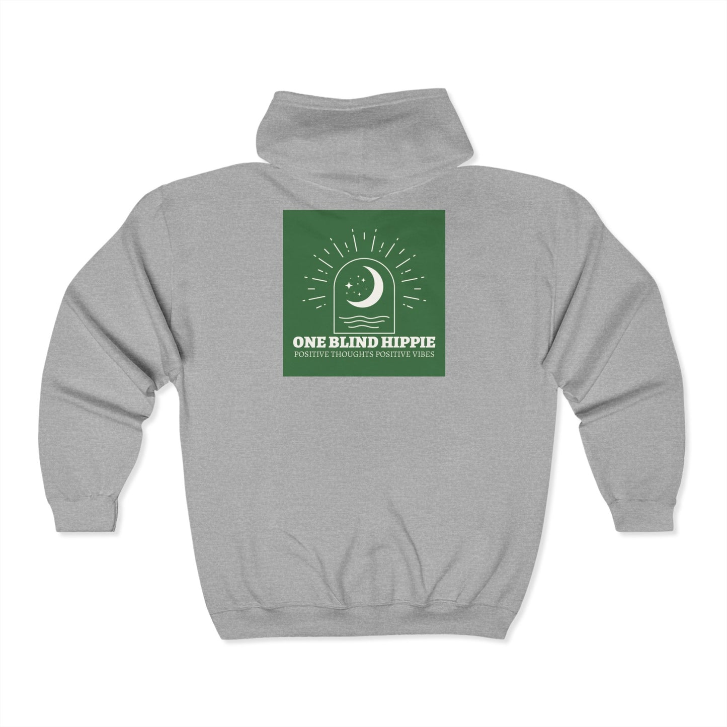 1 Hippie Positive Thoughts Hoodie zip up