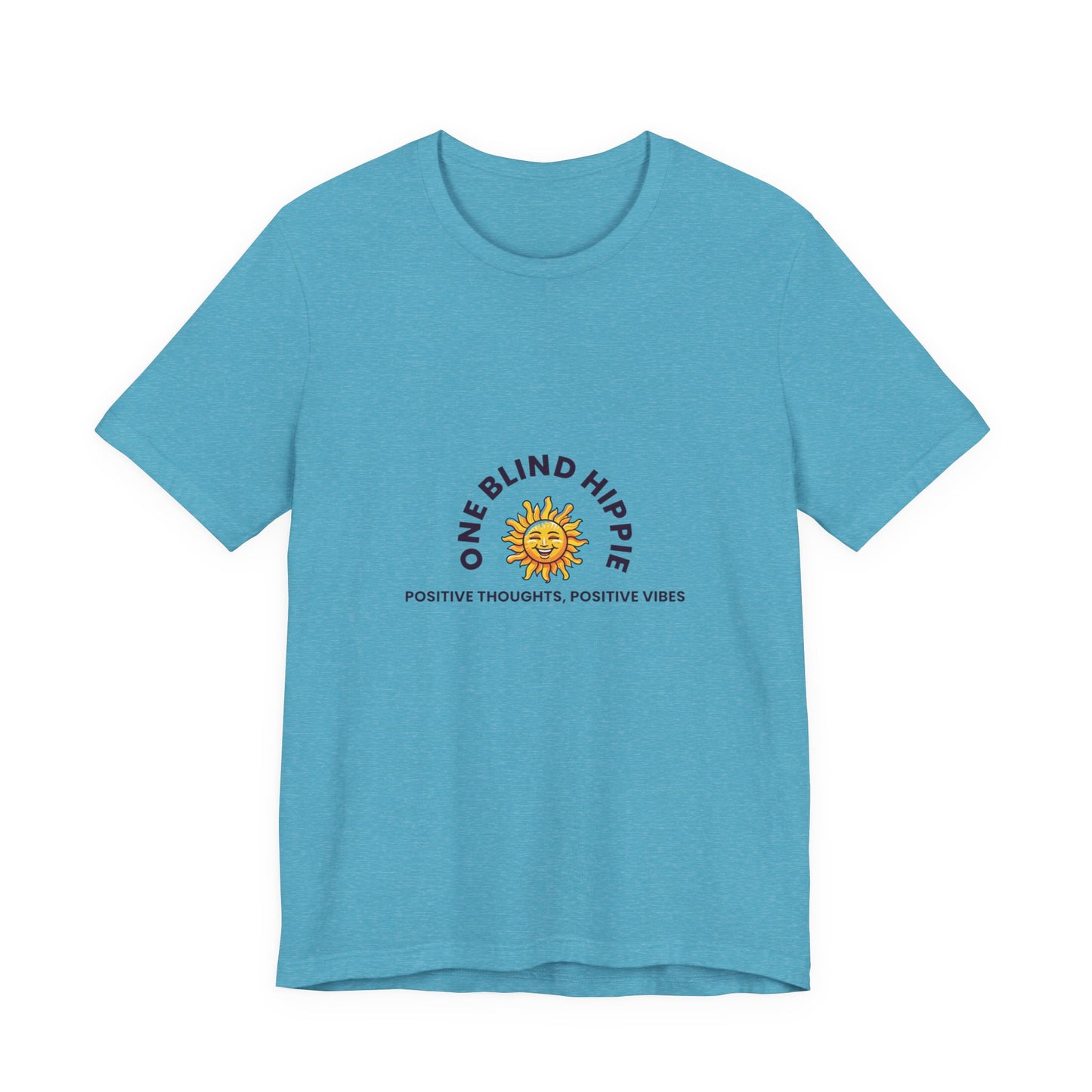1 Sunny Vibes Unisex Tee - Positive Thoughts, Casual Wear, Gift for Hippies, Summer Style, Festival Fashion, Daily Comfort