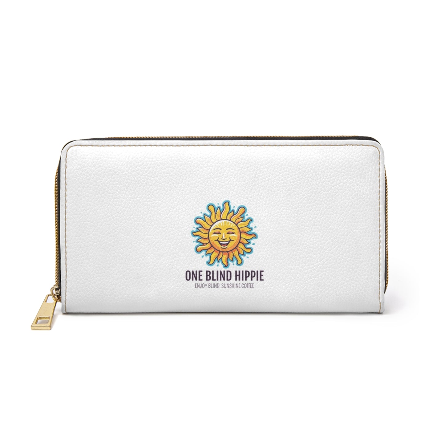 Sunshine Zipper Wallet, Boho Chic Wallet, Unique Gifts, Travel Organizer, Modern Accessory, Birthday Present, Everyday Use