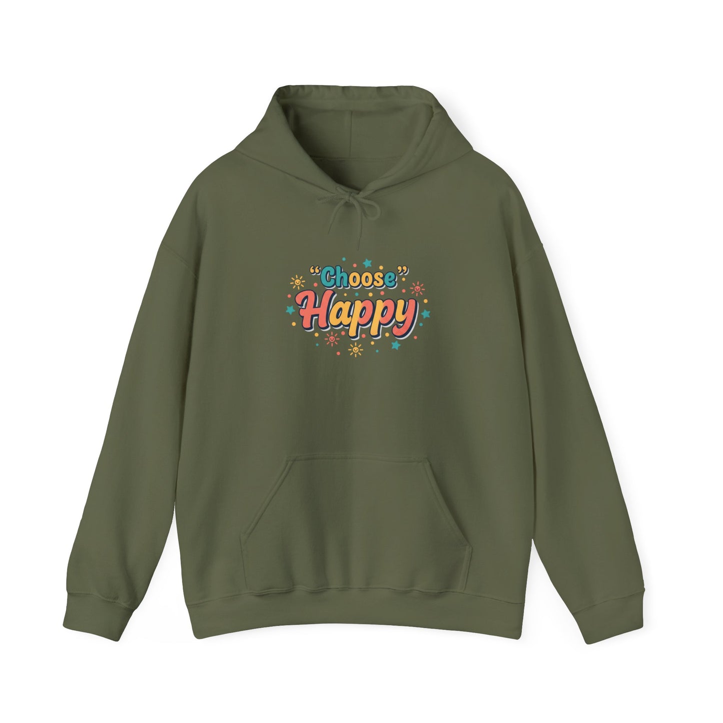 A happy Hippie  Hoodie – Retro ‘Live Good Vibes’ Pullover