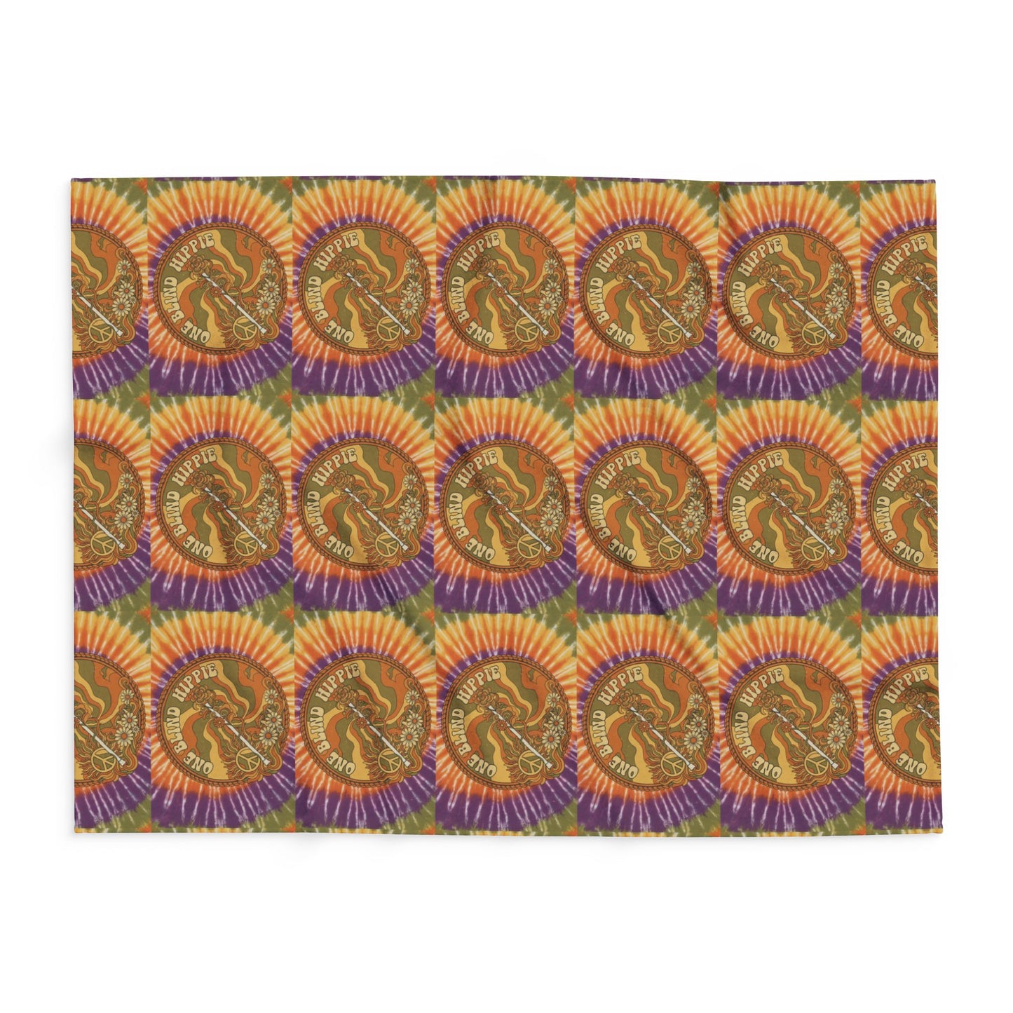 A Arctic Fleece Blanket — Retro Sunburst Moose Pattern Cozy Throw