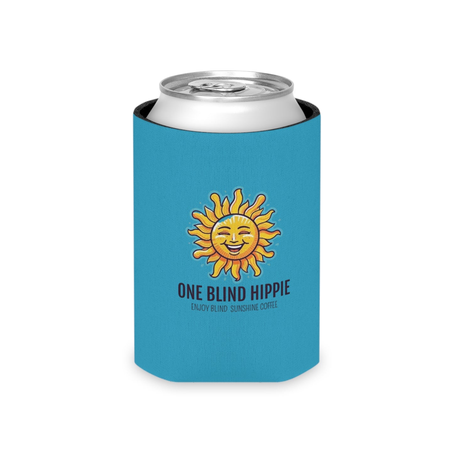 Sunshine Vibe Can Cooler - Perfect for Beach Days, BBQs, and Summer Parties, Fun Gift for Hippie Lovers