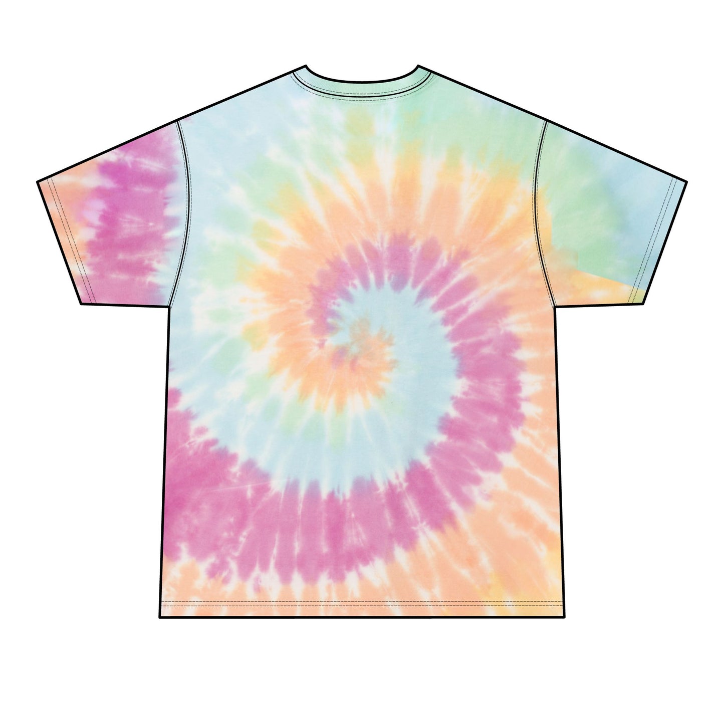 A Retro 'One Blind Hippie' Tie-Dye Tee — Vintage Psychedelic Graphic Shirt