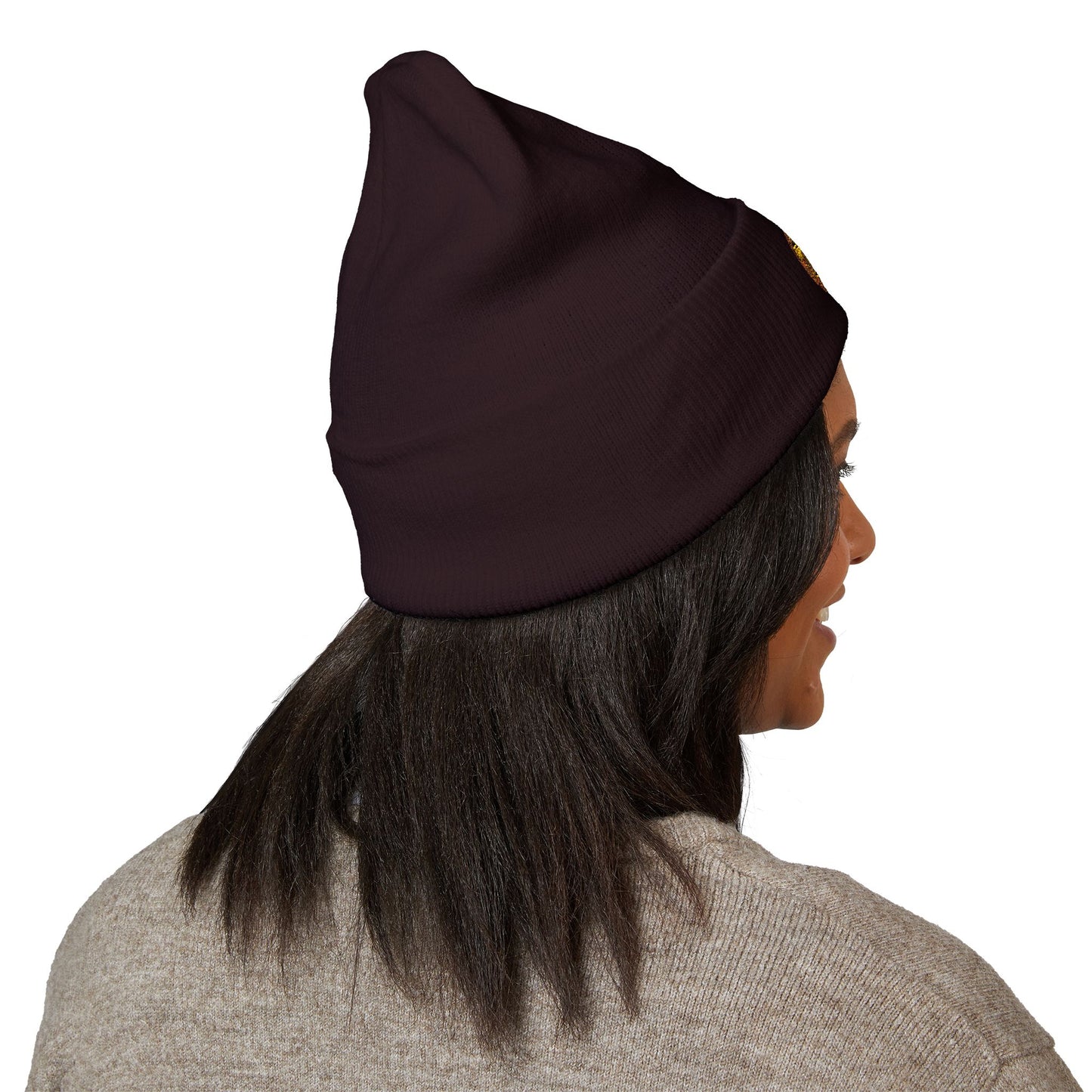 A One Blind Hippie Embroidered Beanie