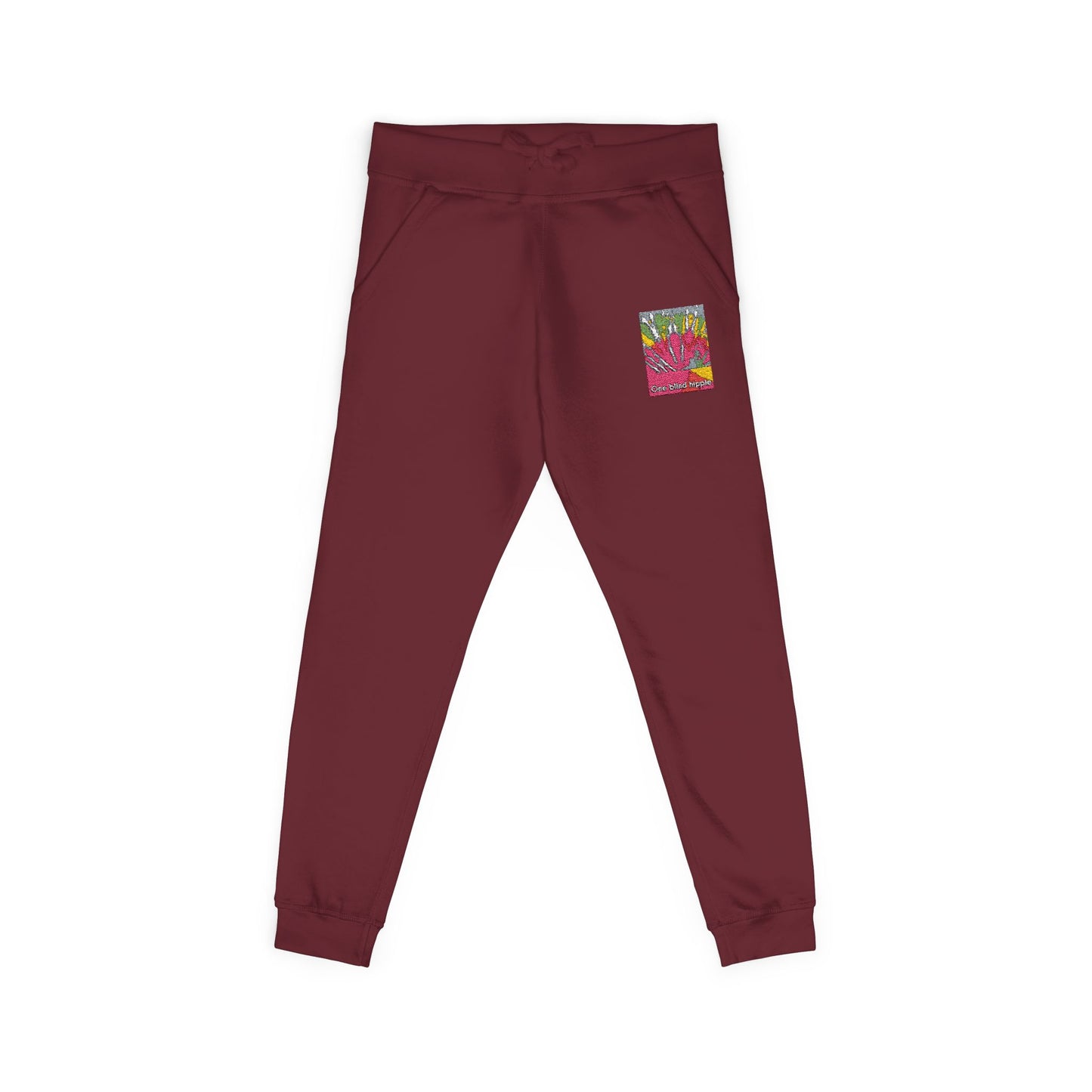 1 embroideryHippie Fleece Sweatpants
