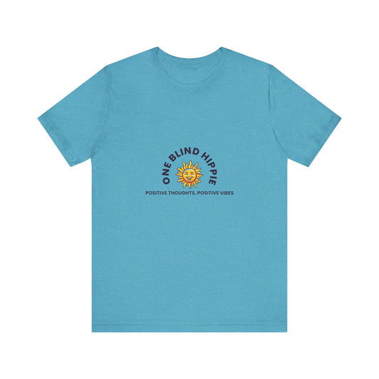 1 Sunny Vibes Unisex Tee - Positive Thoughts, Casual Wear, Gift for Hippies, Summer Style, Festival Fashion, Daily Comfort