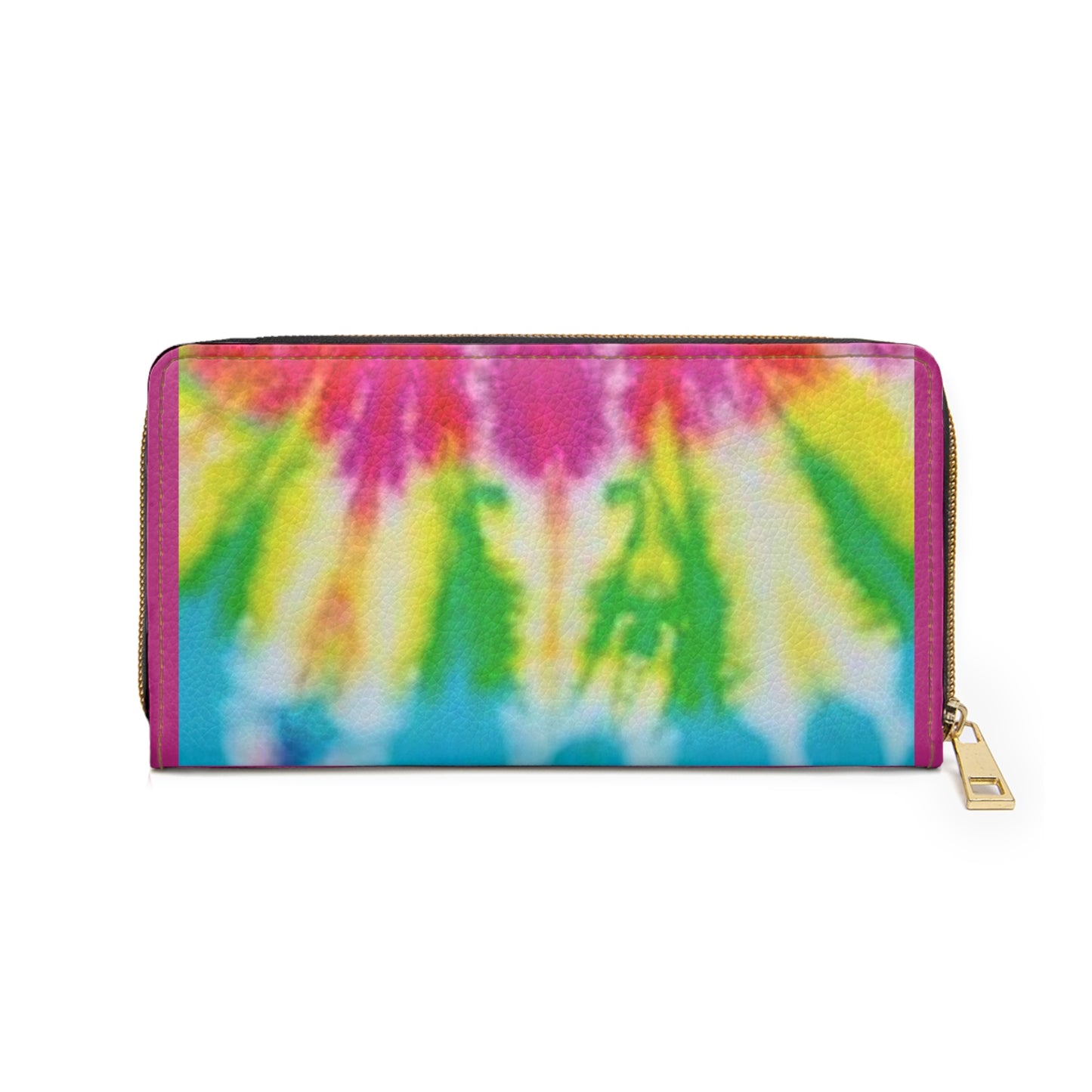 Zipper Wallet - Blind Hippie Pink Tie-Dye
