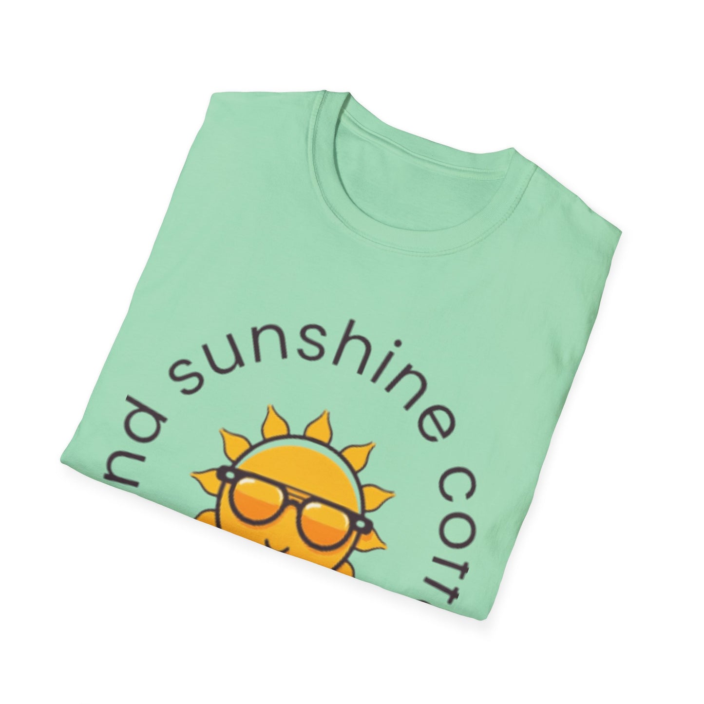 1 Sunny Vibes Unisex T-Shirt | Enjoy a Little Sunshine Tee, Gift for Coffee Lovers, Summer Apparel, Relaxed Fit Shirt, Cute Graphic Tee