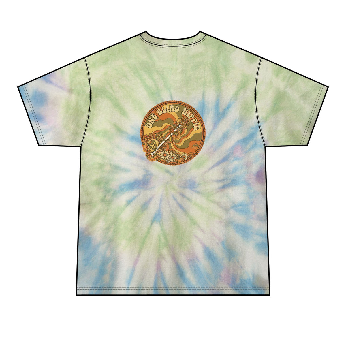 Fall Tie-Dye Tee — "Fall is Proof Change is Beautiful" Men’s Autumn T-Shirt