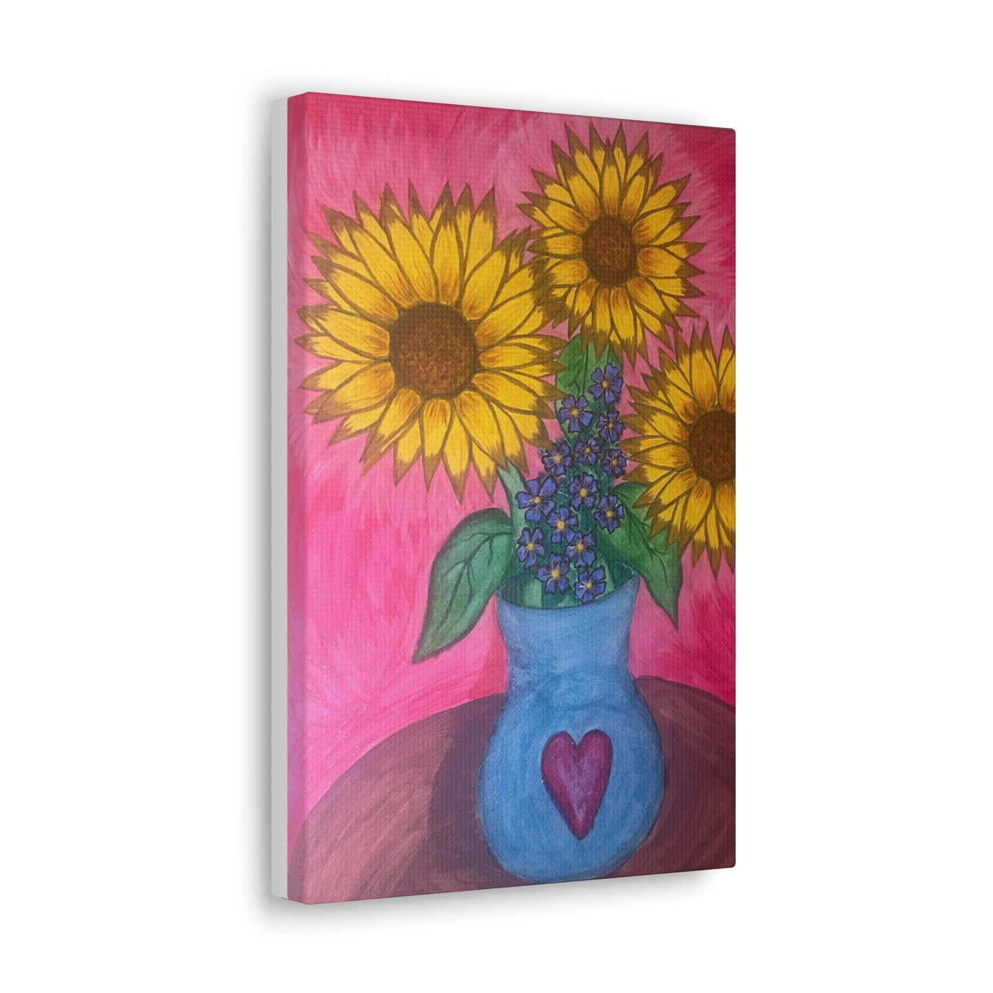 1 Canvas Wall Art - Sunflower Creation by Charleane