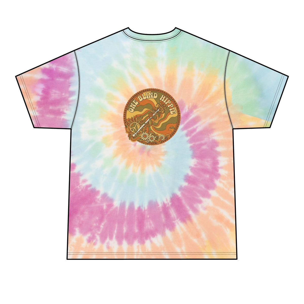 Fall Tie-Dye Tee — "Fall is Proof Change is Beautiful" Men’s Autumn T-Shirt