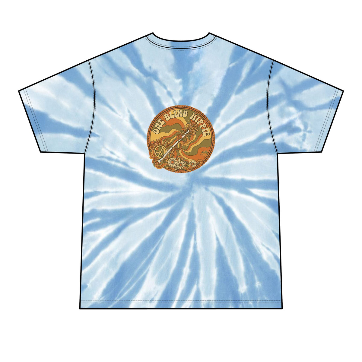 Fall Tie-Dye Tee — "Fall is Proof Change is Beautiful" Men’s Autumn T-Shirt
