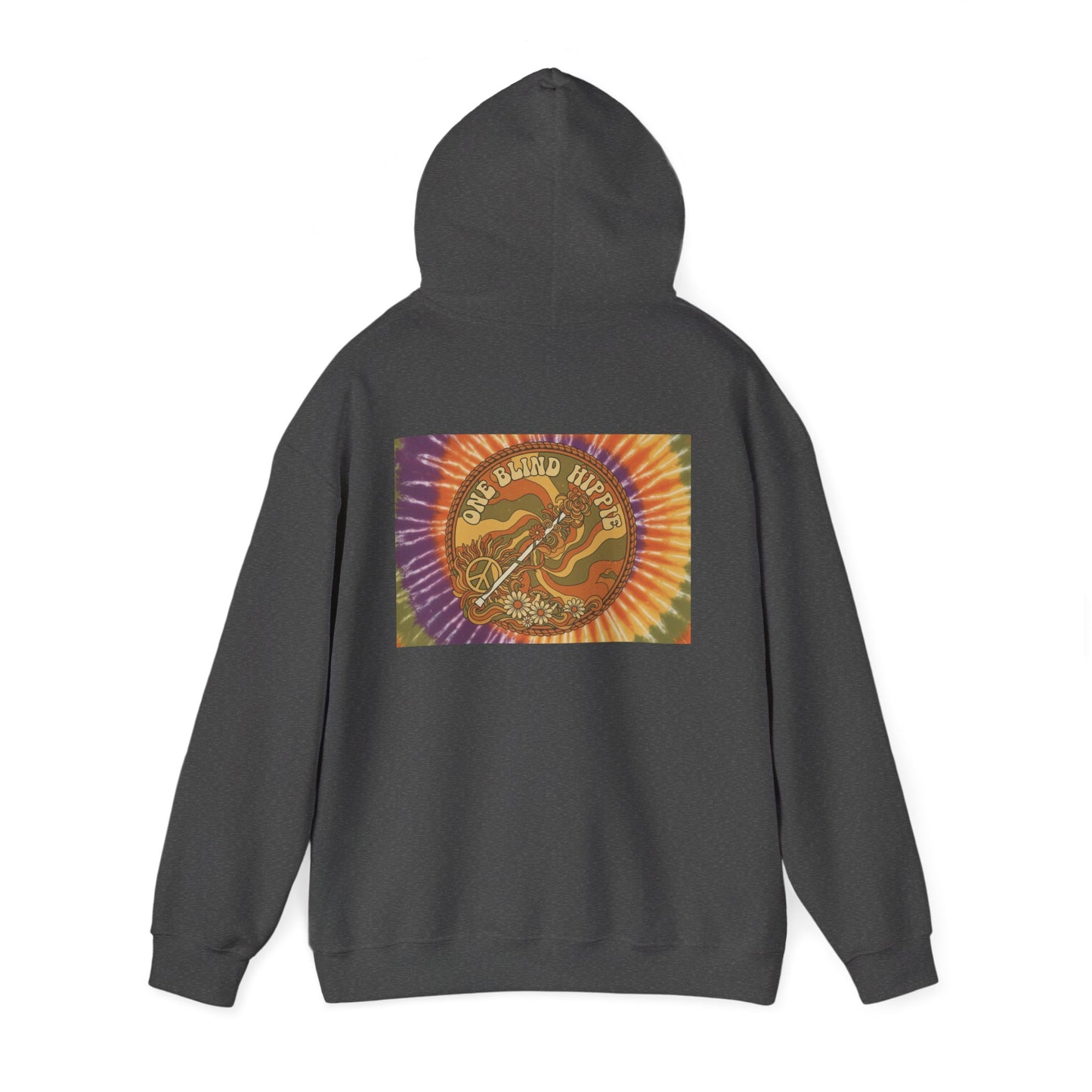 A Motivational Hoodie — “Starve Your Distractions, Feed Your Focus” Tie-Dye Back Design